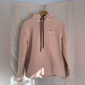 FILA Fluffy Pink Sherpa Hoodie